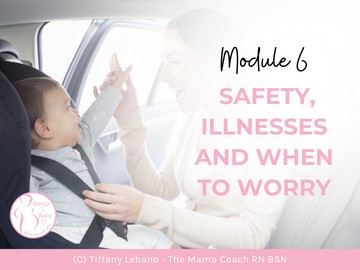 Safety first, little one! Learn the ABCs of safe sleep, master the art of car seat safety, and get tips on recognizing common illnesses in babies in this module of the Bump to Baby Bundle Online Course.